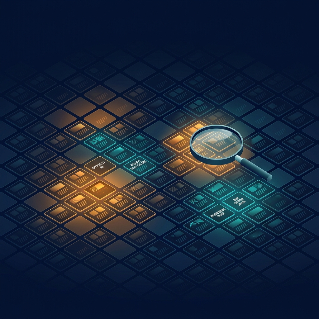 The DeeperPoint thin market catalog — 210 documented opportunities across 20+ sectors.