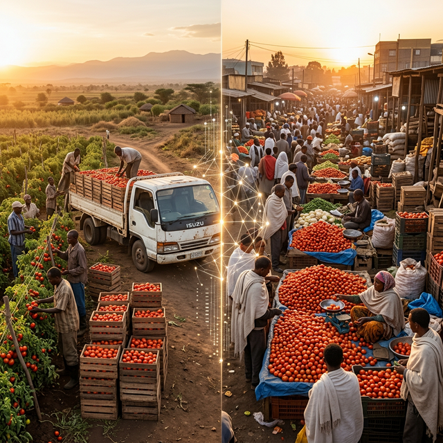 From the Rift Valley to Addis Ababa — the journey that loses a third of what it carries