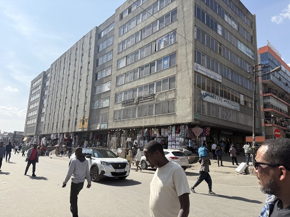 A building in the Merkato, Addis Ababa